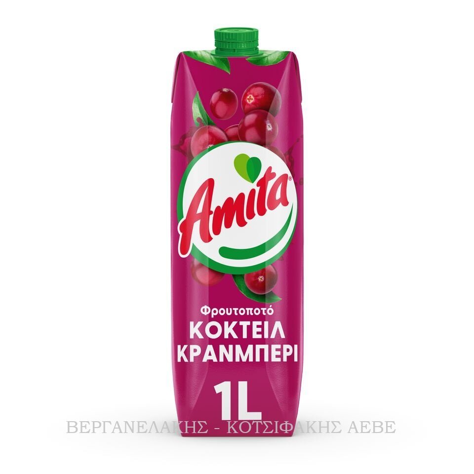 ΑΜΙΤΑ CRANBERRY (12*1 LT)