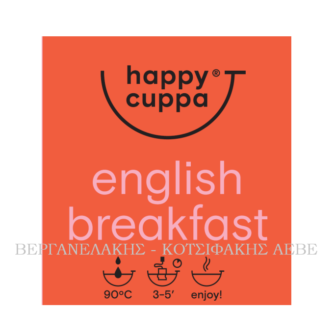 HAPPY CUPPA ENGLISH BREAKFAST TEA 500 TEM
