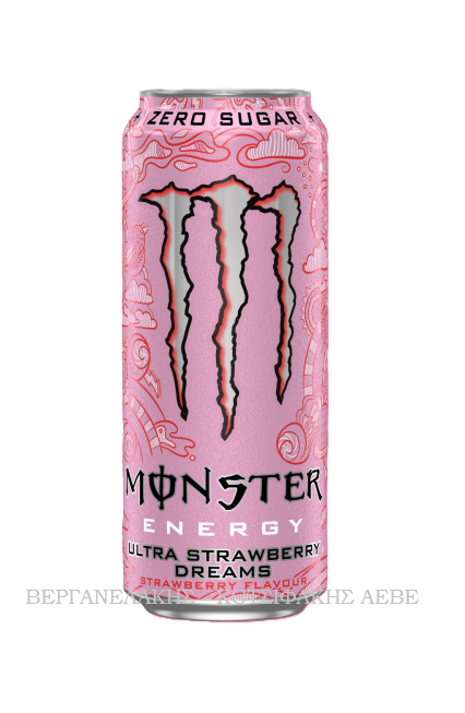 MONSTER STRAWBERY (24*500 ML) SUGAR FREE