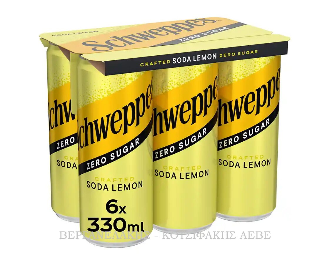 SCHWEPPES ΣΟΔΑ-ΛΕΜΟΝΙ 6*(4*330 ML)